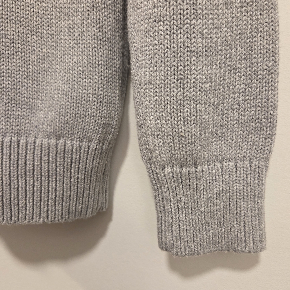 RW&CO Men’s Grey Knit Sweater XS 100% Cotton Slim Fit - Picture 5 of 8